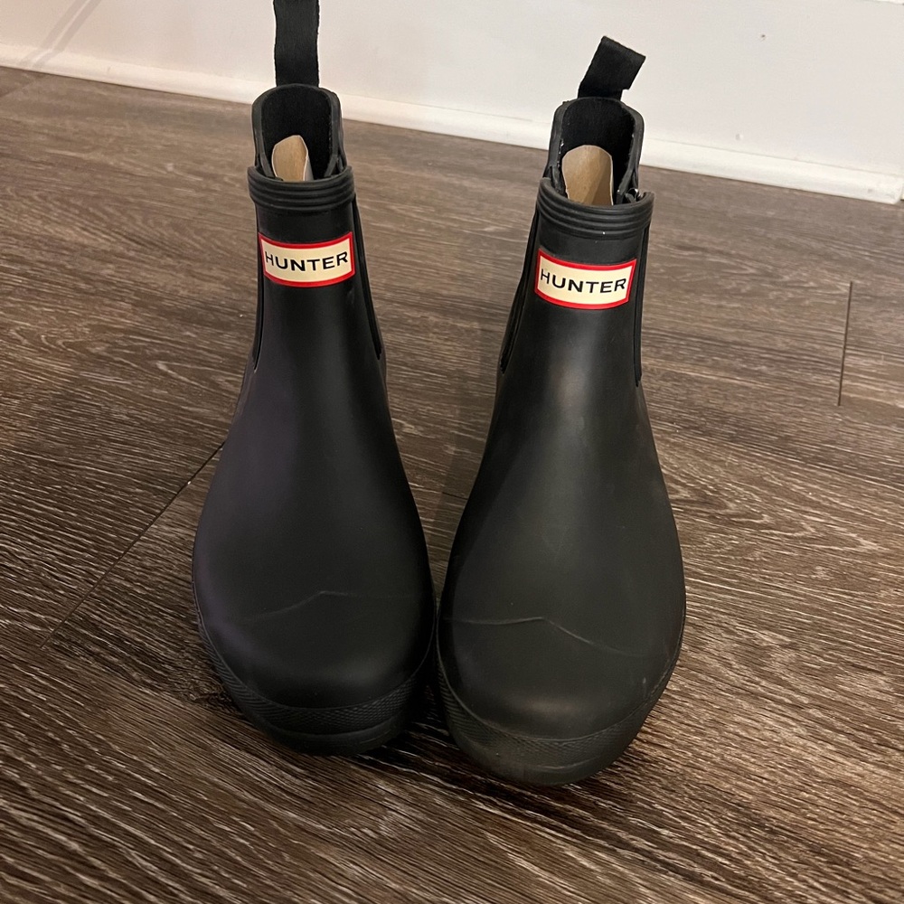 Hunter Chelsea Black Waterproof Boots
